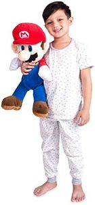 Franco Super Mario Kids Bedding Super Soft Plush Cuddle Pillow Buddy, One Size, by