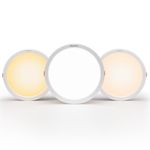 Murphy Aluminium 15W Trimless 3-In-1 Round Led Panel Ceiling Color Changing Light (Cool White/Warm White/Natural White, Pack Of 4)