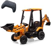 Hetoy 4 in 1 Ride on Excavator & Bu