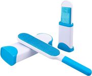Healing Leaf Pet Hair Remover | Accessories For Puppy, Dog | Reusable Double Side Hairs Removal Brush | Fur & Lint Removal For Sofa, Car, Bed, Clothes, Carpet | Self Cleaning | Dogs & Cats Furs Roller