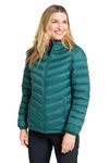 Mountain Warehouse Seasons Womens Padded Jacket - Winter Warm Coat Bright Green Womens Size 8 US