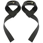 ihuan Lifting Straps for Weightlifting - 21'' Wrist Straps for Weightlifting | Gym Straps Deadlift Straps with Extra Hand Grips Support for Strength Training | Bodybuilding | Deadlifting