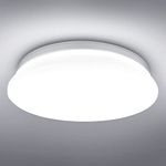 Lepro Ceiling Lights, 12W 1150lm, 5000K Daylight White, 60W Equivalent, Energy Saving, Modern Ceiling Light Fitting for Living Room, Bedroom, Kitchen, Office, Utility Room and More, φ26cm Round