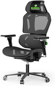 EUREKA ERGONOMIC Office Chair, Breathable Mesh Ergonomic Chair with Adjustable Lumbar Support, Call of DutyⓇ Office Chair with 4D Armrest, High Back Comfortable Gaming Computer Chair, Black Green