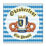 Beistle Oktoberfest Luncheon Napkin (48 Count) 6.5x6.5 Inch German Oktoberfest Napkins