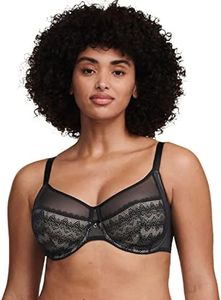 Chantelle Women's Revele Moi Underwire Bra, Black, 36D
