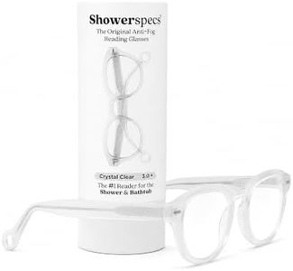 Showerspecs Anti Fog Glasses for Reading – Women & Men's Reading Glasses 3+