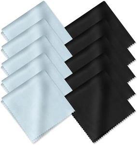 Glasses Cleaning Cloth, 10 Pack Microfiber Eye Glass Cleaning Cloths Eyeglass Lens Cleaner Cloth for Eyeglasses Spectacles Tablets Screen