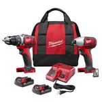Milwaukee 2691-22 18-Volt Compact Drill and Impact Driver Combo Kit