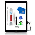 MMOBIEL Digitizer compatible with iPad Air (Black) 9.7 Inch Touchscreen Front Display Assembly