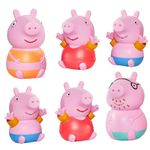 TOOMIES E73159 Tomy Peppa, Daddy Pig, Peppa & George Squirters, Baby, Kids Toys for Water Play, Fun Bath Accessories for Babies & Toddlers, Suitable for 18 Months, 2, 3 & 4 Year Olds,Pink, Small