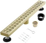 36 Inch Linear Shower Drain, Brushe