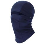 Balaclava Ski Masks Cover for Men Women Warmer Windproof Neck Scarf Face Mask for Cold Weather Men Fleece Neck Gaiter (UK, Alpha, One Size, Dark Blue)