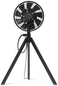 BALMUDA NatureWind Studio 35.5 in Standing Fan | 9 dB Quiet Operation | 5 Air Speeds Including Jet Mode | 150° Oscillation | Patented Dual-Blade Natural Airflow | Made in Japan | Black
