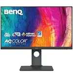 BenQ 27” 2K QHD Monitor, Commercial/Graphics Design, Video Editing (PD2705Q), 100% sRGB, HDR, Grey, 27" QHD HDR USB-C (Factory Calibrated)