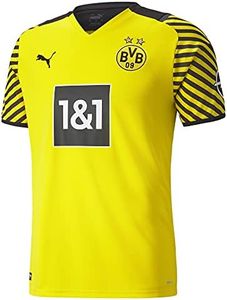 Puma Borussia Dortmund Saison 2021/22 Formation, Kit de Jeu Home, Cyber Yellow Black, M
