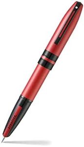 Sheaffer 9111 Icon Fountain Pen (Fine) - Metallic Red with Glossy Black PVD Trim