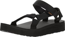 Teva Women's Midform Universal Wedge Sandal, Black, 6 UK