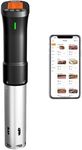 InkSous WIFI 2.4G Sous Vide Cooker 1000W Immersion Circulator with APP 14 Recipes,Alarm,Calibration & Timer, 3D Water Fast Heating Ultra-Quiet Sous Vide Machine