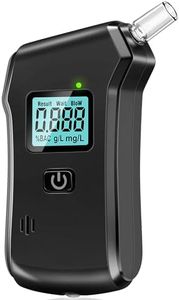 Breathalyzer, Professional Grade-Accuracy Breathalyzers for Alcohol, 2025 Upgraded Portable Breathalyzers with LCD Digital Display, Personal Alcohol Breath Alyzer Tester for Home Use 5 Mouthpieces