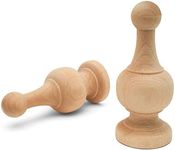 Unfinished Wood Finials Decorative,