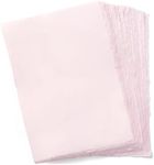 Handmade A5 Pink Mixed Media Paper with Deckle Edge - 5.8x8.3-150 GSM -Colored Cold Press Textured Paper Made with Recycled Cotton for Card Making, Stationery, Writers, Watercolor - 50 Sheets