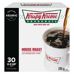 Krispy Kreme Doughnuts Smooth House Roast Single Serve Keurig Certified K-Cup pods for Keurig brewers, 30 Count (Pack of 1)