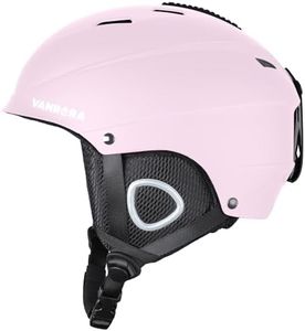 VANRORA Ski Helmet, Snowboard Helmet - Sakura Pink, M