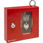 BARSKA Breakable Emergency Key Box, Red, Small