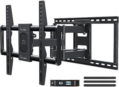 Mounting Dream TV Wall Mount for 42-90 Inch TV up to 132 lbs, Max VESA 600x400mm, Full Motion TV Mount TV Bracket with Articulating Arm Fits 16, 18, 24 inch Wood Stud Spacing