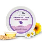 CITTA | Diaper Rash Cream | Treat & Heal Rashes and Inflammation| Diaper Rash Cream with Zinc Oxide & Chamomile| | 5X moisture-rich| | 50g | Baby products | Diaper cream for babies |