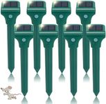 Mole Repellent Solar Powered, 8 Pac