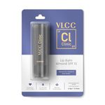 VLCC Clinic Lip Balm SPF15 Almond & Vitamin E - 4.5g | Hydrating, Smoothing and Softening Lip Balm | Healthy, Pink Lips | SPF Protection | UV Protection | Anti-Sun Damage