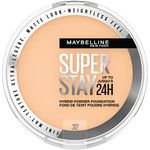 Maybelline Super Stay 24 Hour Hybrid Powder Foundation, Waterproof, Vegan, Mattifying, 312, 6g