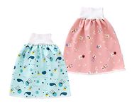 Happy Cherry Toddler Cotton Diaper Cover for Baby Boys Girls Diaper Skirts Washable Waterproof Training Pants 4-12T