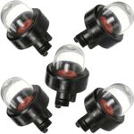 DRILAX 5 Pcs Petrol Snap in Primer Bulb Fuel Pump Kit for Stihl Ryobi Walbro Husqvarna Poulan Ryobi Homelite Toro Craftsman Blower Weedeater Trimmer 8Z060 Chainsaw Carburetor Sears, Echo, Troy Bilt
