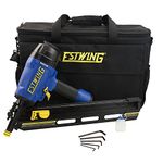 Estwing EFR3490 Pneumatic 34 Degree 3-1/2" Clipped Head Framing Nailer Ergonomic and Lightweight Nail Gun with Depth Adjust, Select Fire Trigger, and Removeable No Mar Tip and Padded Bag Included