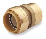 SharkBite 1 Inch FNPT Adapter, Pack of 6, Push To Connect Brass Plumbing Fitting, PEX Pipe, Copper, CPVC, PE-RT, HDPE, U094LF