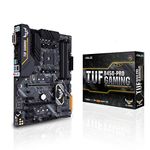 Asus TUF B450-Pro Gaming Motherboard (ATX) AMD Ryzen 3 AM4 DDR4, HDMI, Dual M.2, USB 3.1 Gen 2 and Aura Sync RGB Lighting B450