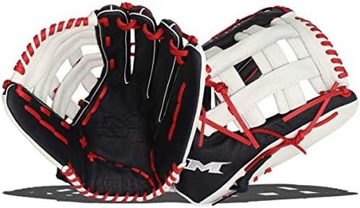 Miken Player Series 15" Slow Pitch Softball Glove: PS150-PH Right Hand Thrower, Black / White