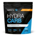 Carbohydrate Powder - Genetic Supplements - Pre-Workout - Post-Workout - Hydration Powder - Orange Mango - 960g