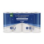 by Amazon Ultra Absorbent TAD Kitchen Roll, 4 Rolls (Pack of 1), 51 Sheets per Roll, FSC Certified