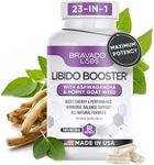 Bravado Labs Libido Enhancer Supplement - Female Libido Booster for Women - Drive, Energy, Mood, Intimacy and Performance Enhancement Pills - with Maca Root, Ashwagandha, Dong Quai - 60 ct