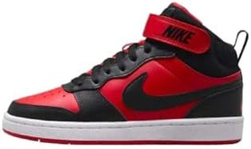 Nike Court Borough Mid 2 GS Sneaker, Rouge, 36 EU