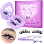 Magnetic Eyelashes Without Eyeliner