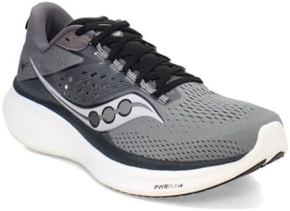 Saucony Mens Ride 17 Cinder/Black Running Shoe - 6 UK (S20924-107)