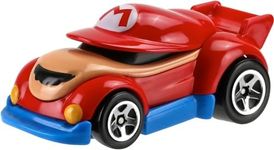 Hot Wheels Super Mario Character Cars Mario Vehicle 1/7