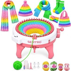 SENTRO 48 Needles Knitting Machine with Row Counter for Adults,Beginners