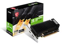 MSI GeForce GT 1030 4GHD4 LP OC Gaming Graphics Card - 4GB GDDR4, 2100 MHz, PCI Express 3.0 x16, 64 bit, DP, HDMI