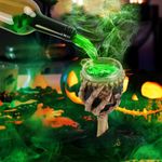 MAOYUE Halloween Decorations Indoor Skull Wine Glass Never Ending Wine Bottle Halloween Chalice, Halloween Party Decorations, Halloween Decorations for Indoor, Outdoor, Tables